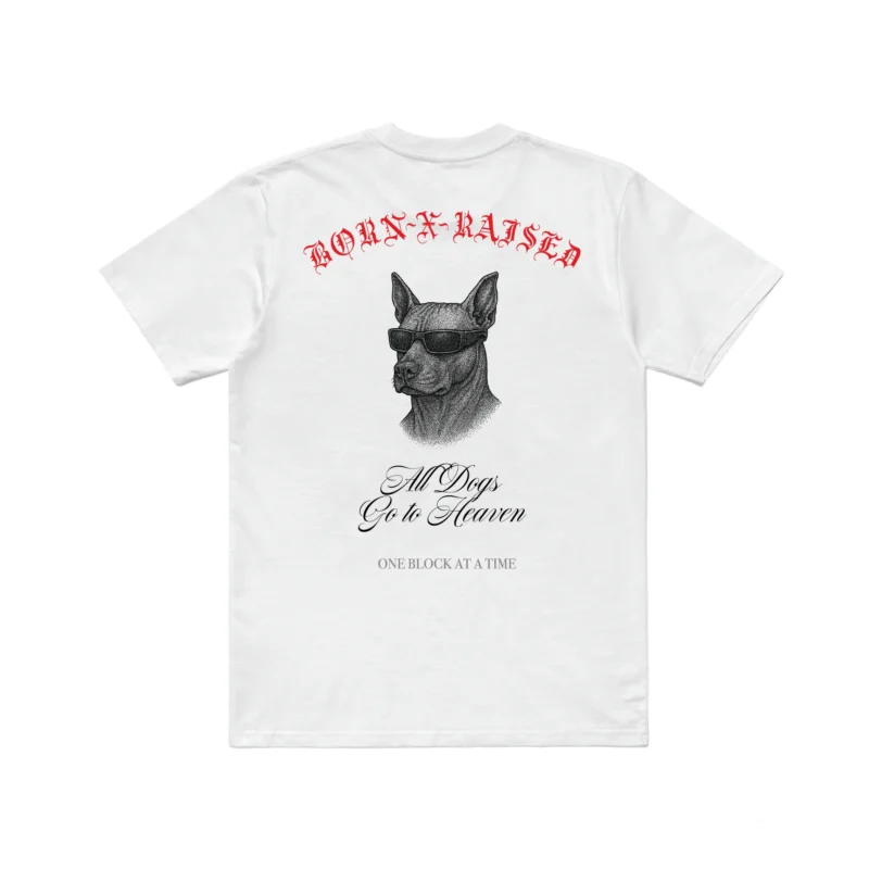 BXR ALL DOGS TEE WHITE