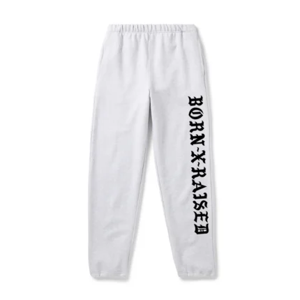 BXR STANDARD SWEATPANTS WHITE Born X Raised