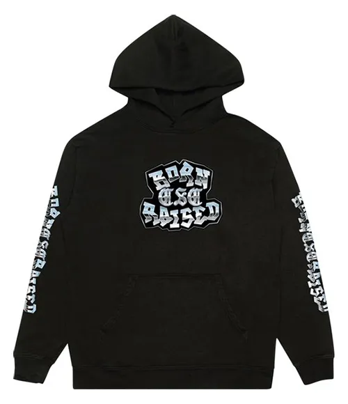 Born X Raised CSC Black Hoodie