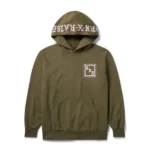 Born X Raised Flag Hoodie Army Green
