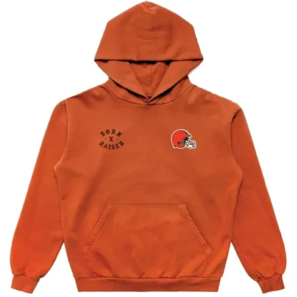 born x raised front street hoodie