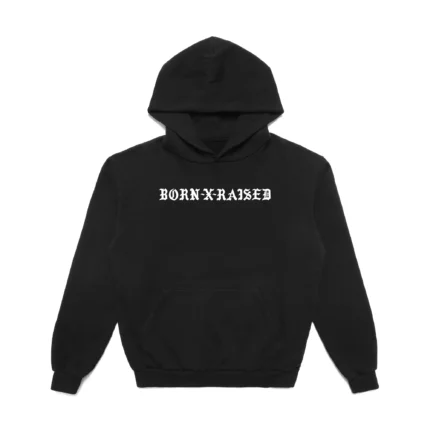 born x raised hoodie sizing