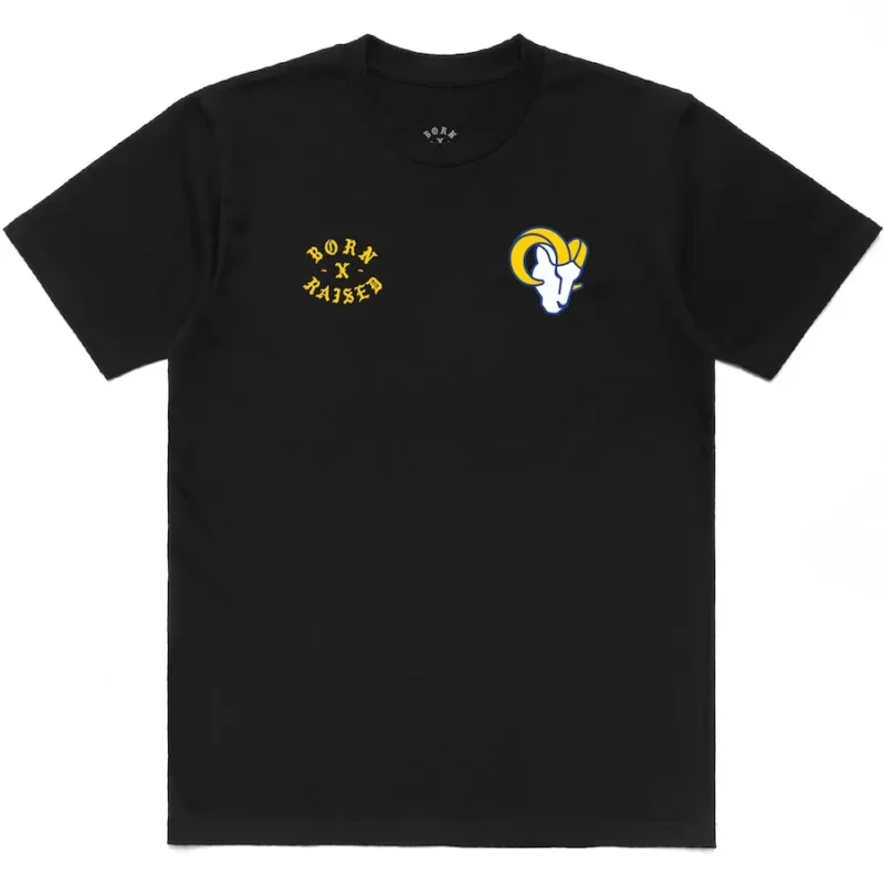 born x raised rams shirt