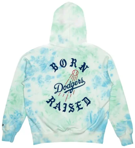 born x raised tie dye hoodie4